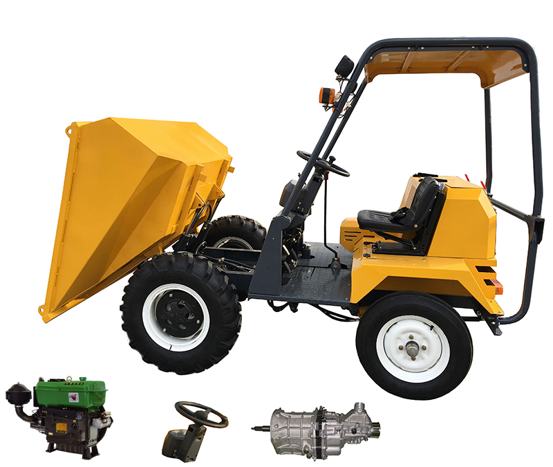 1.5tonne dumper with Toyota auto gearbox Changfa gold crown robust engine CF18NM